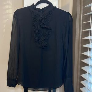 Elegant black blouse WHBM